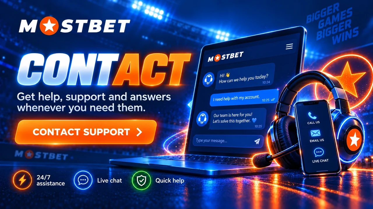 Contact Mostbet