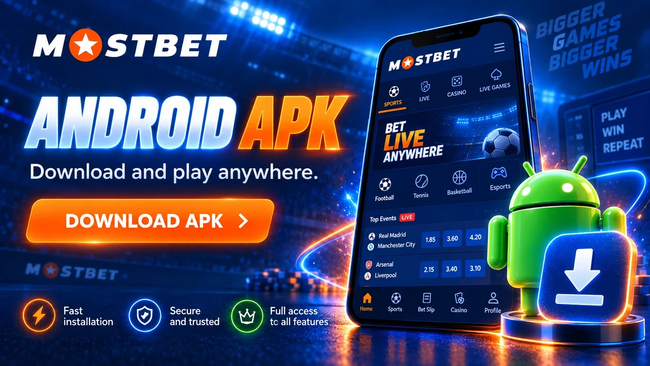 Mostbet APK: Android app download, install and update