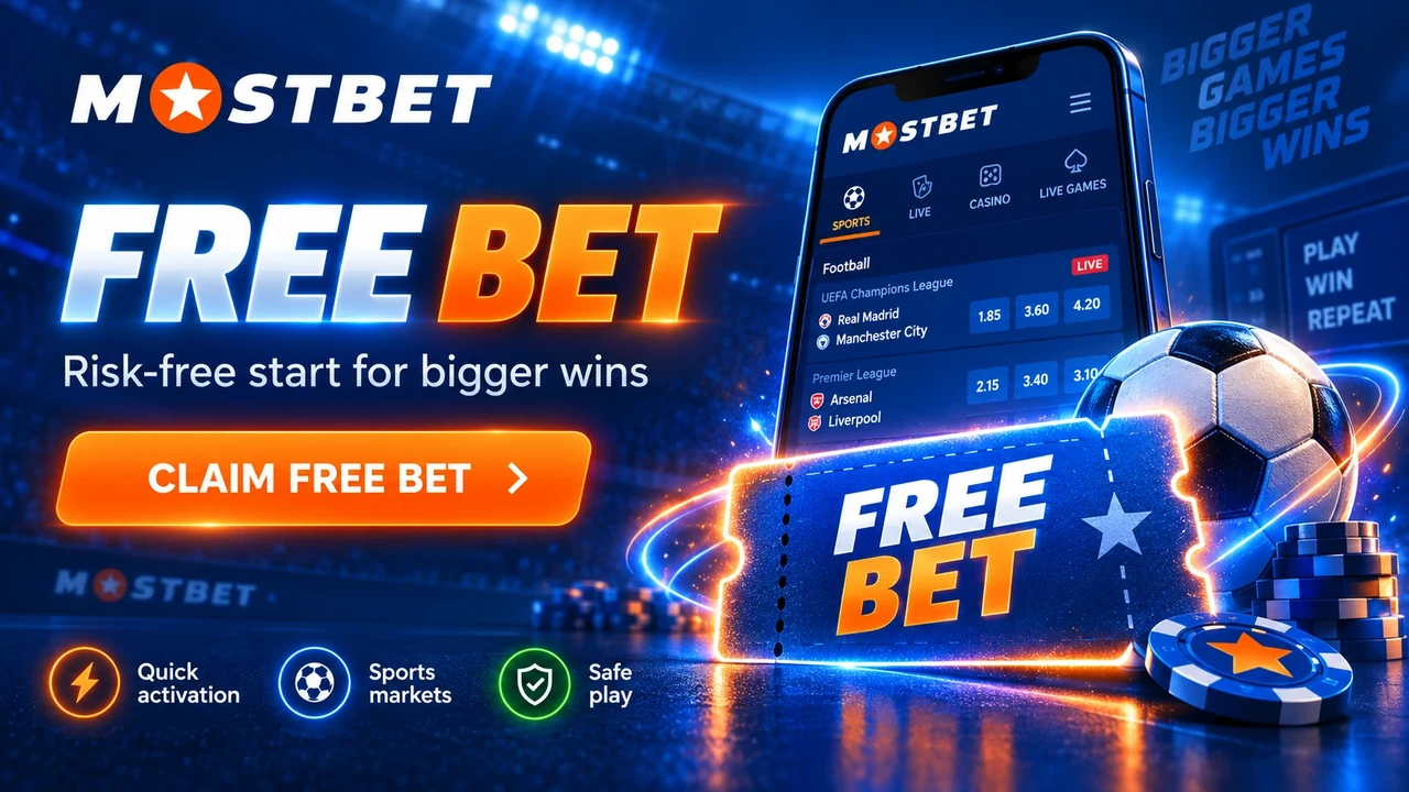 Mostbet फ्री बेट: क्रिकेट और फुटबॉल पर रिस्क-फ्री सिंगल, ₹30,000 तक