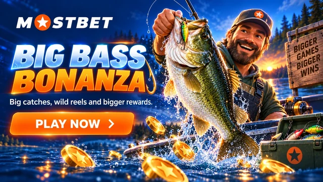 Big Bass Bonanza slot at Mostbet