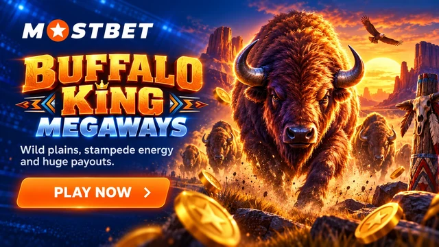 Buffalo King Megaways slot at Mostbet