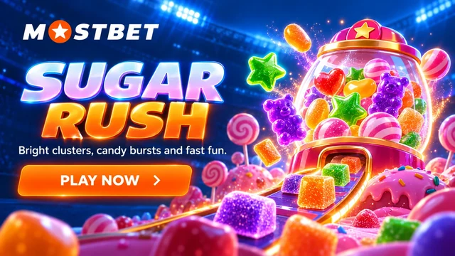 Sugar Rush slot at Mostbet