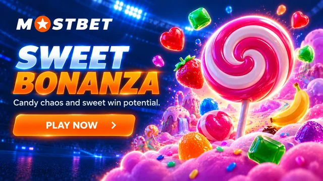 Sweet Bonanza slot at Mostbet