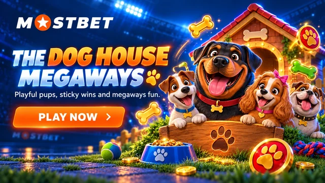 The Dog House Megaways slot at Mostbet