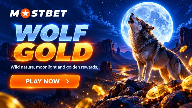 Wolf Gold slot at Mostbet